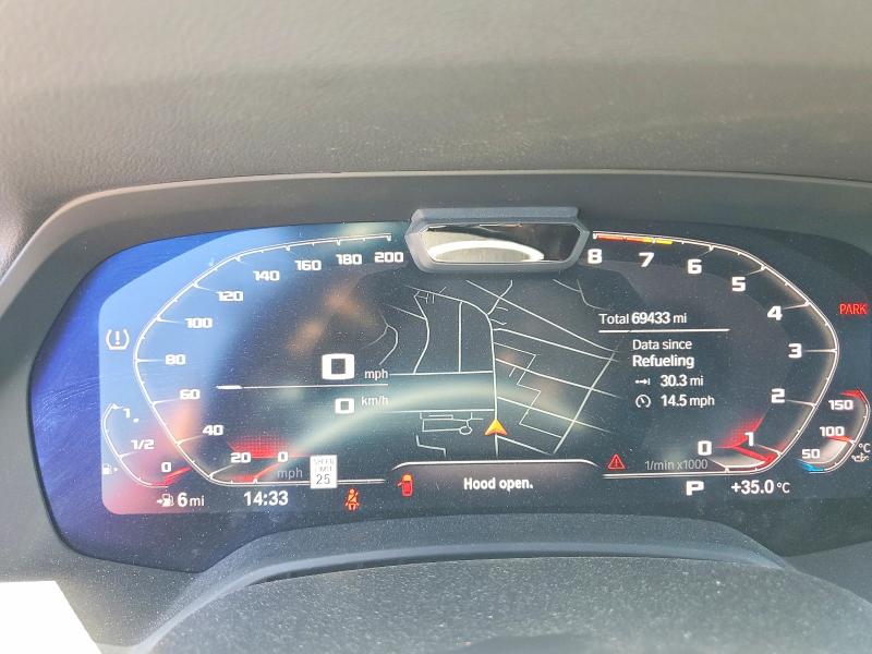 2019 BMW X5 VIN 5UXCR6C55KLL03076 COPART salvage auction — MINOR DENT/SCRATCHES, Ca - Salvage Certificate, sold $21,500 on 2026-07-15 (photo 9)