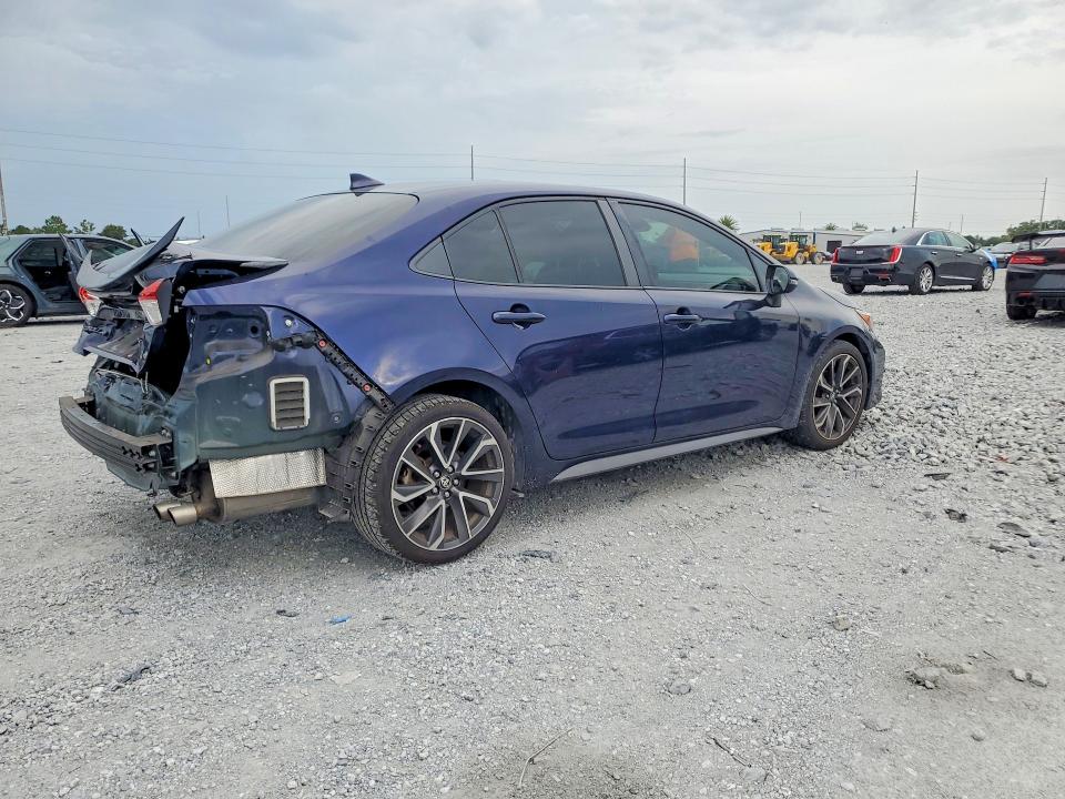 2022 Toyota Corolla VIN JTDS4MCE4NJ082389 COPART salvage auction — REAR END, Fl - Cert Of Title Slvg Rebuildable, sold $3,450 on 2026-07-24 (photo 3)