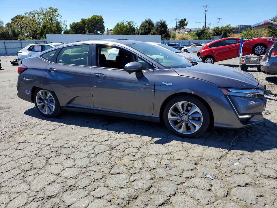 2018 Honda Clarity VIN JHMZC5F13JC018843 COPART salvage auction — FRONT END, Ca - Salvage Certificate, sold $2,350 on 2026-07-24 (photo 4)