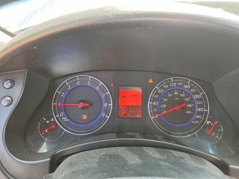 2010 Infiniti Ex35 VIN JN1AJ0HR0AM758003 COPART salvage auction — FRONT END, AB - OOP - SALVAGE, sold $225 on 2026-07-28 (photo 9)