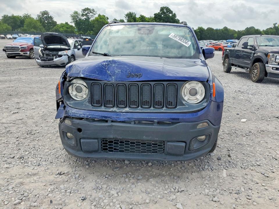 2018 Jeep Renegade VIN ZACCJABB8JPG74729 COPART salvage auction — FRONT END, Tn - Salvage Certificate, sold $175 on 2026-07-21 (photo 5)