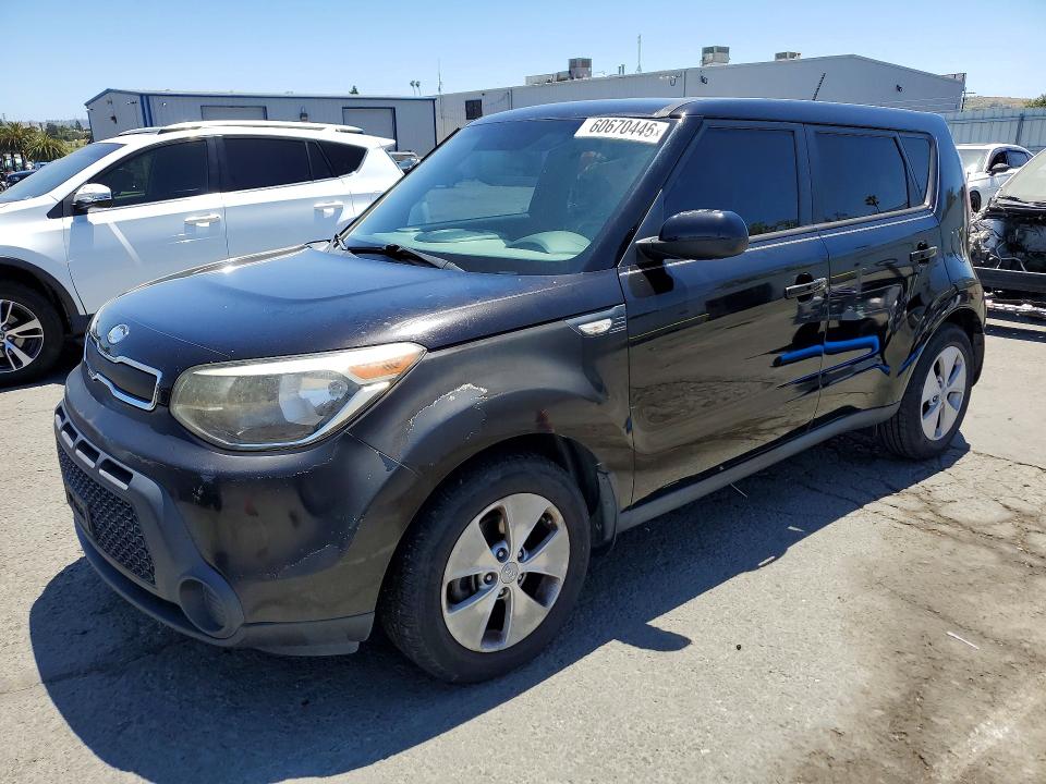 2014 Kia Soul VIN KNDJN2A23E7040542 COPART salvage auction — MECHANICAL, CA - DIS/DLR/EXP ONLY CLEAN TITLE, sold $500 on 2026-07-31 (photo 1)