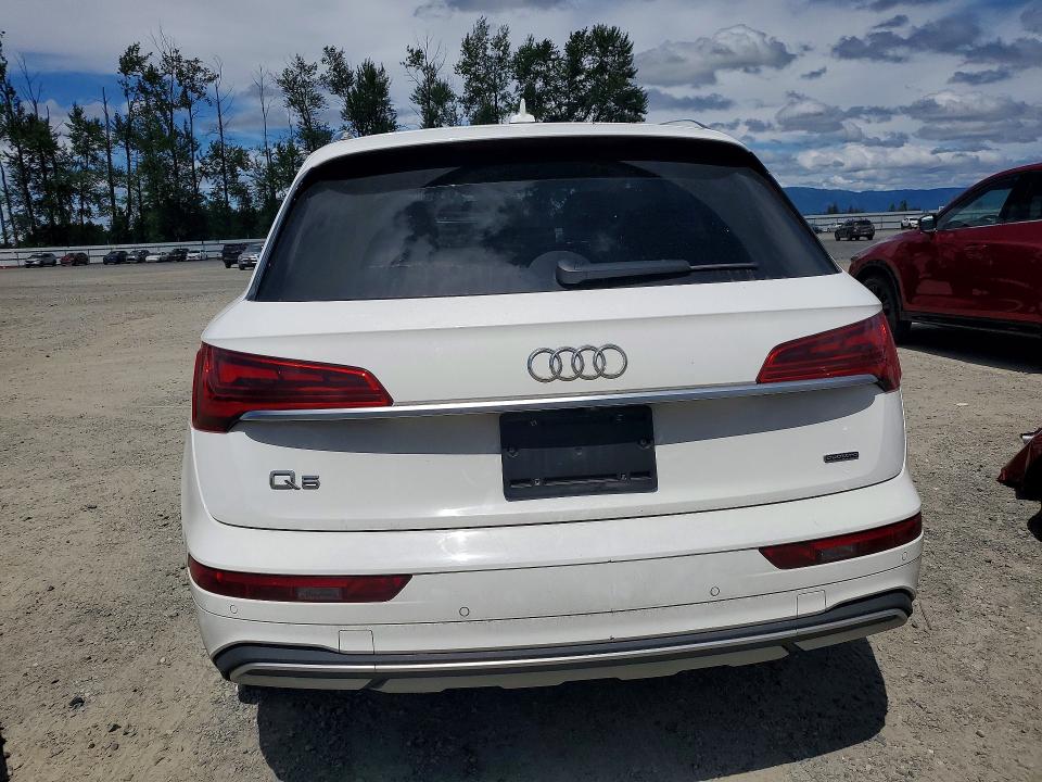 2021 Audi Q5 VIN WA1BAAFY8M2140326 COPART salvage auction — FRONT END, Wa - Bill Of Sale, sold $14,600 on 2026-07-20 (photo 6)