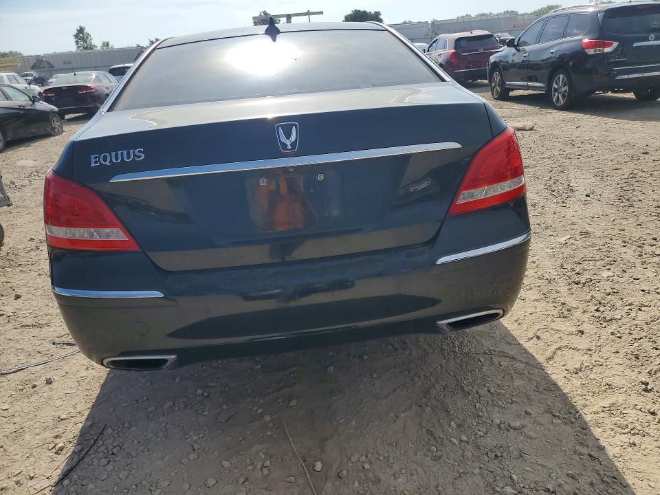 2012 Hyundai Equus VIN KMHGH4JH0CU056600 COPART salvage auction — FRONT END, TX - DEALER ONLY CLEAN TITLE, sold $550 on 2026-07-28 (photo 6)