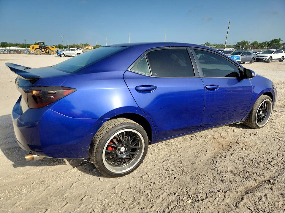 2016 Toyota Corolla VIN 5YFBURHE1GP404815 COPART salvage auction — MINOR DENT/SCRATCHES, FL - CERTIFICATE OF TITLE (P), sold $4,900 on 2026-07-25 (photo 3)