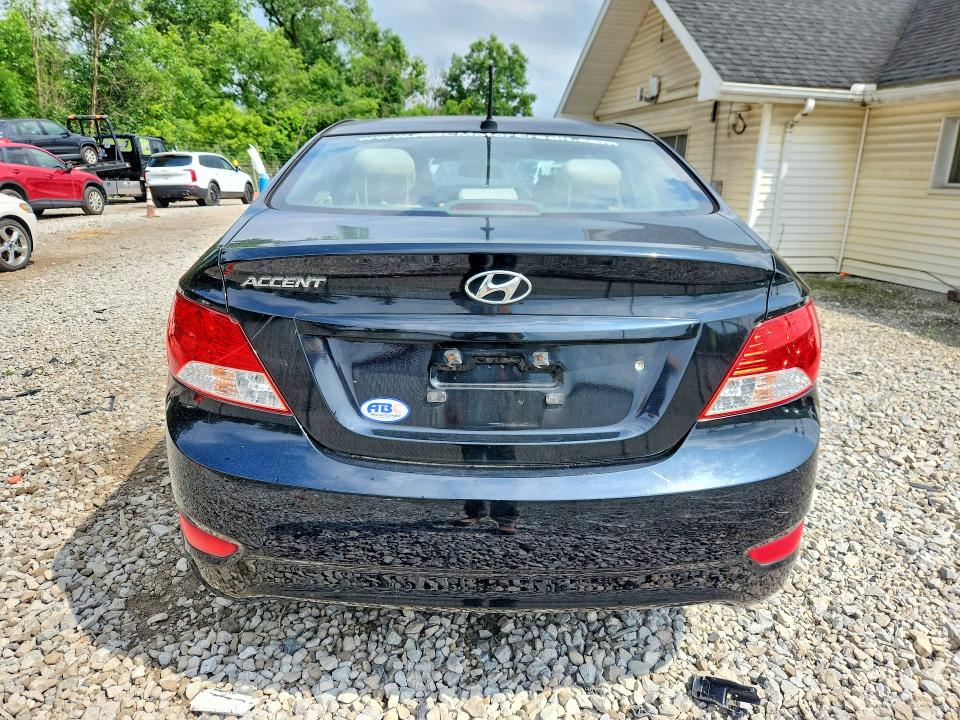 2013 Hyundai Accent VIN KMHCT4AE7DU584901 COPART salvage auction — MECHANICAL, Oh - Certificate Of Title, sold $250 on 2026-07-22 (photo 6)
