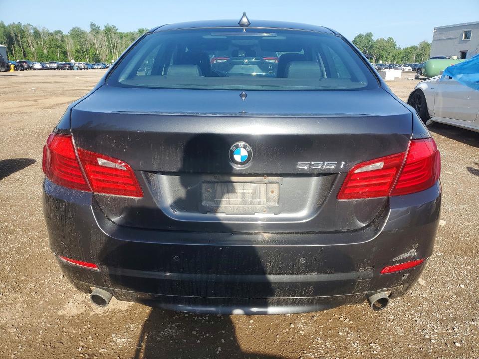 2012 BMW 5er VIN WBAFU7C58CDU64386 COPART salvage auction — REAR END, Salvage Title, sold $225 on 2026-07-21 (photo 6)
