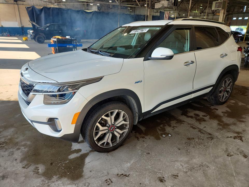 2021 Kia Seltos VIN KNDETCA20M7166191 COPART salvage auction — MECHANICAL, FL - CERTIFICATE OF TITLE, sold $7,000 on 2026-07-20 (photo 1)