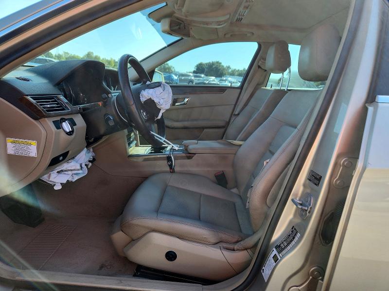 2010 Mercedes-benz E-klasse VIN WDDHF5GB0AA036178 COPART salvage auction — FRONT END, Fl - Cert Of Title Slvg Rebuildable, sold $700 on 2026-08-13 (photo 7)