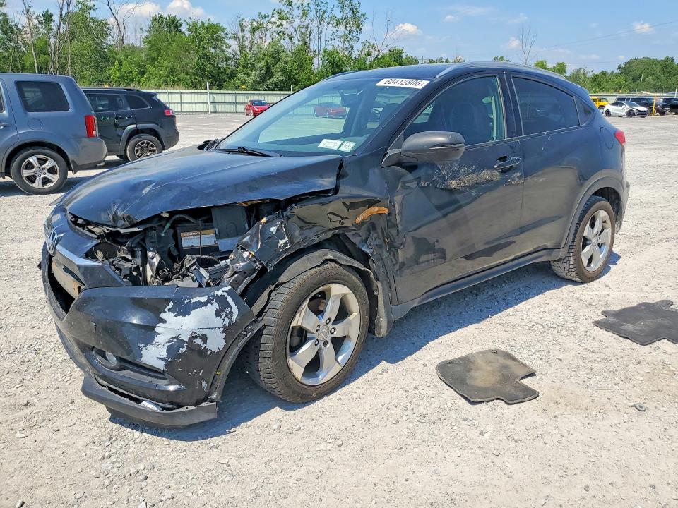2017 Honda Hr-v VIN 3CZRU6H75HM722048 COPART salvage auction — FRONT END, NY - MV-907A SALVAGE CERTIFICATE, sold $275 on 2026-07-20 (photo 1)