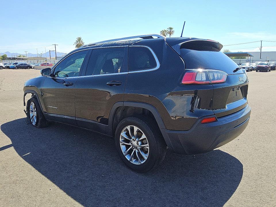 2019 Jeep Cherokee VIN 1C4PJLLB6KD267200 COPART salvage auction — FRONT END, Az - Certificate Of Title, sold $175 on 2026-07-28 (photo 2)