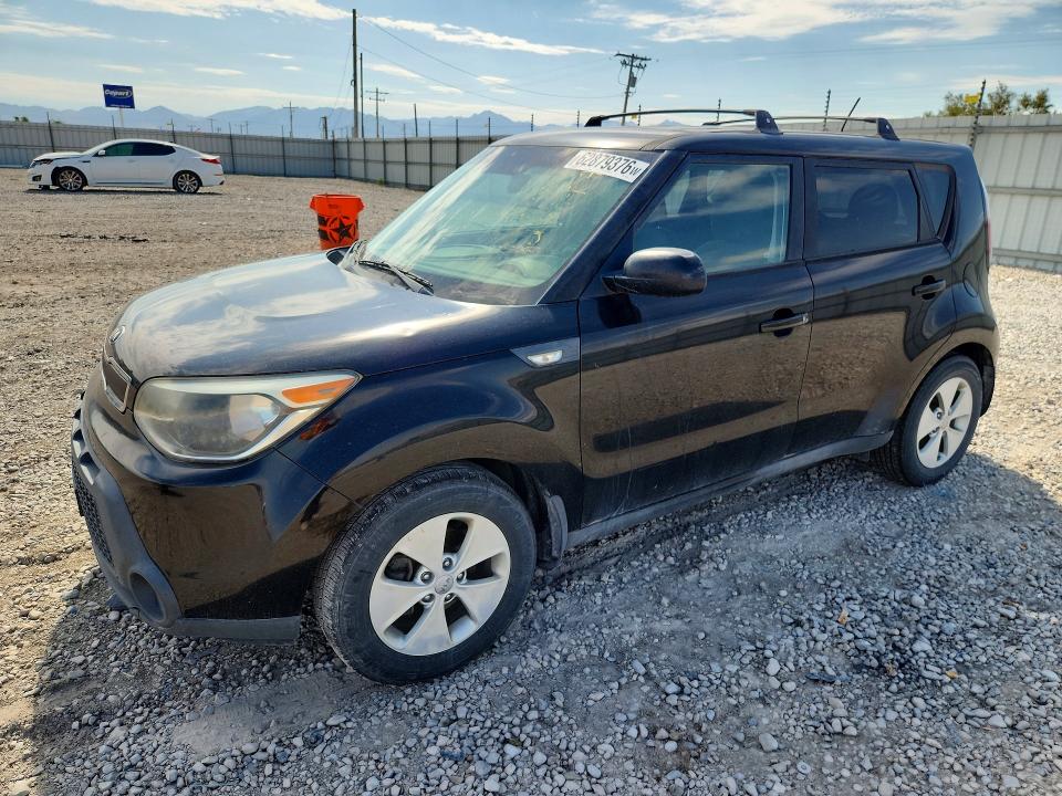 2014 Kia Soul VIN KNDJN2A27E7110513 COPART salvage auction — MINOR DENT/SCRATCHES, Ut - Certificate Of Title, sold $1,200 on 2026-07-31 (photo 1)