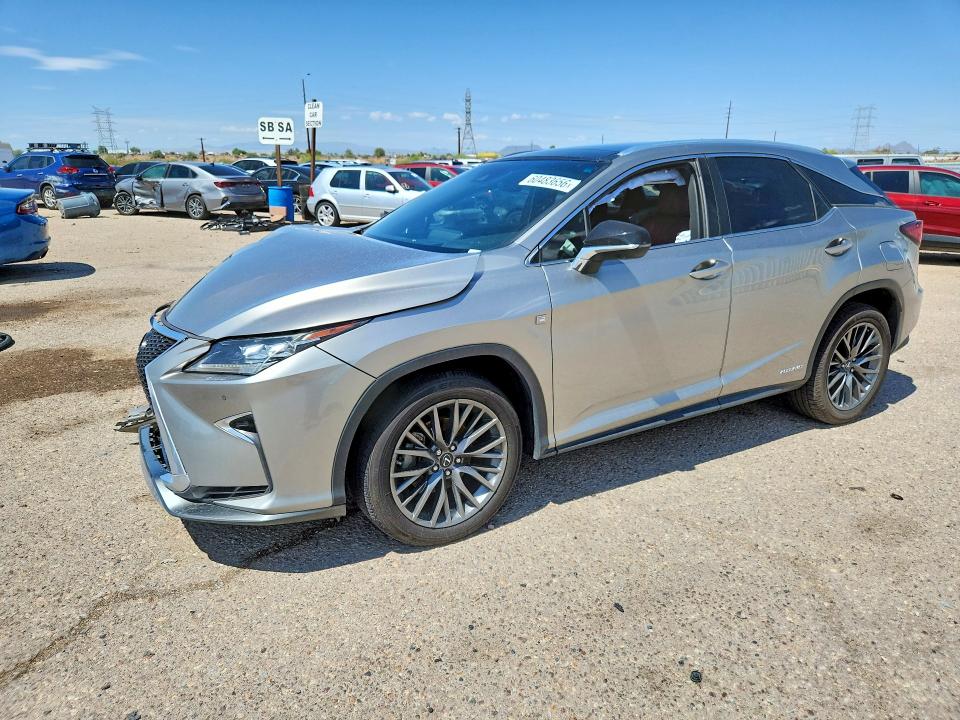 2019 Lexus Rx VIN 2T2BGMCA7KC039494 COPART salvage auction — FRONT END, Az - Cert Of Title - Salvage, sold $14,000 on 2026-07-31 (photo 1)
