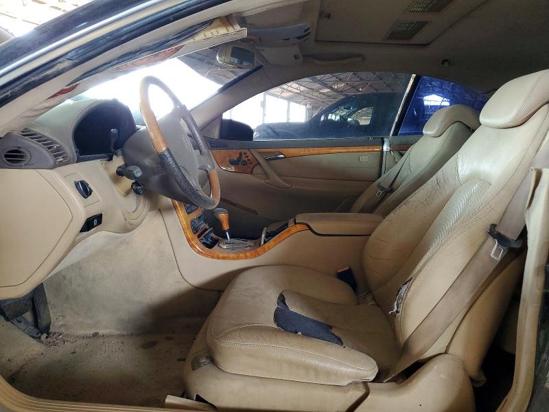 2002 Mercedes-benz Cl-class VIN WDBPJ75J62A022747 COPART salvage auction — FRONT END, Az - Certificate Of Title, sold $475 on 2026-07-29 (photo 7)