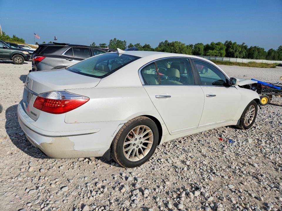 2011 Hyundai Genesis VIN KMHGC4DE4BU141180 COPART salvage auction — FRONT END, MI - CERTIFICATE OF TITLE, sold $275 on 2026-07-23 (photo 3)