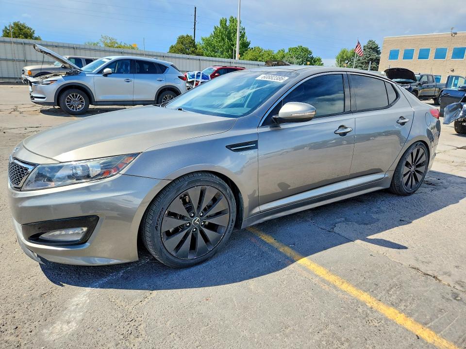 2012 Kia Optima VIN 5XXGR4A65CG008791 COPART salvage auction — FRONT END, Salvage Title, sold $400 on 2026-07-22 (photo 1)