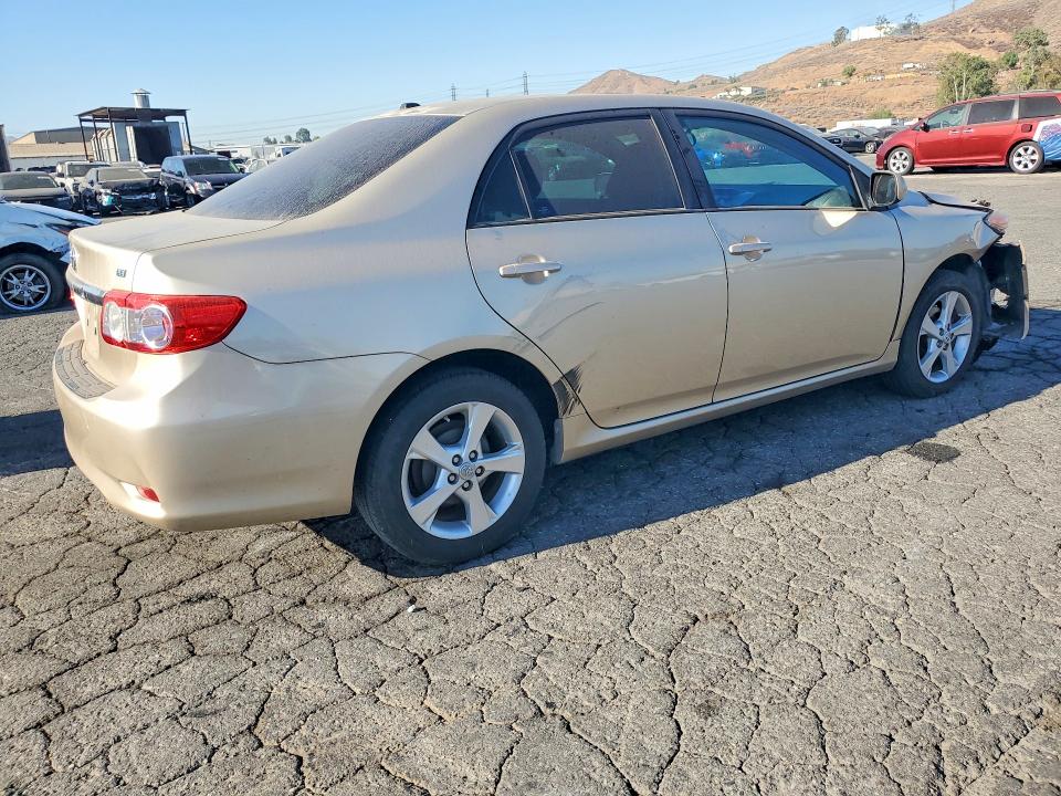 2012 Toyota Corolla VIN 5YFBU4EE2CP030278 COPART salvage auction — FRONT END, CA - SALVAGE CERTIFICATE, sold $1,100 on 2026-07-27 (photo 3)