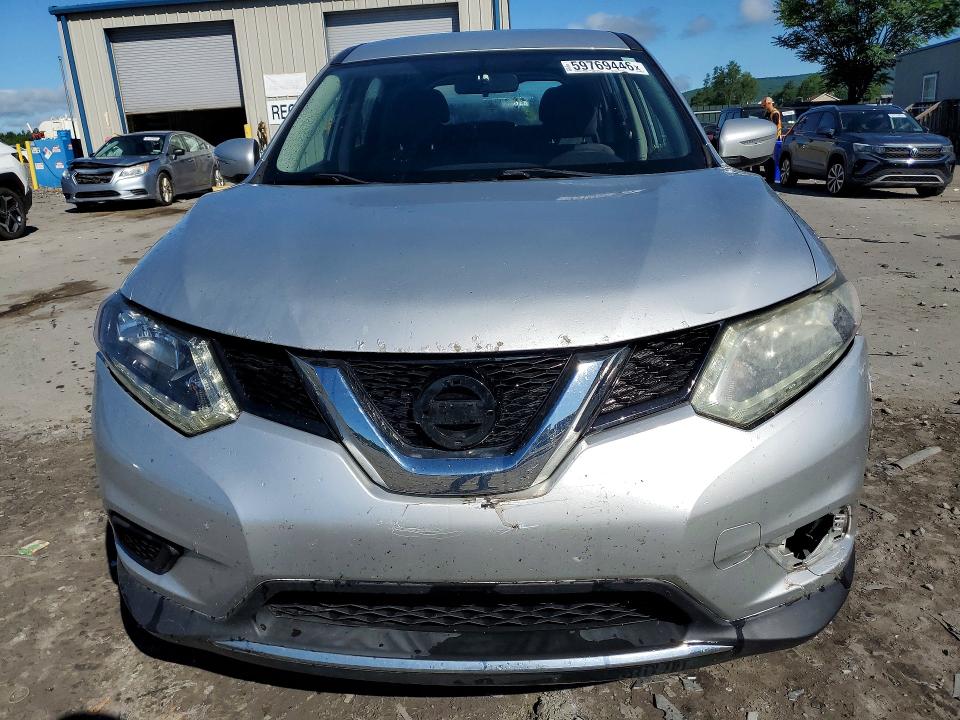 2015 Nissan Rogue VIN KNMAT2MVXFP514046 COPART salvage auction — FRONT END, Pa - Certificate Of Salvage, sold $525 on 2026-07-22 (photo 5)