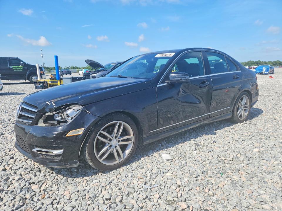 2014 Mercedes-benz C-klasse VIN WDDGF4HB2EA937711 COPART salvage auction — MINOR DENT/SCRATCHES, Fl - Cert Of Title Slvg Rebuildable, sold $850 on 2026-07-10 (photo 1)