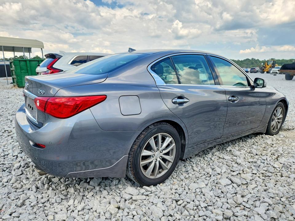2017 Infiniti Q50 VIN JN1EV7AP6HM740171 COPART salvage auction — FRONT END, AZ - CERT OF TITLE - SALVAGE, sold $2,900 on 2026-07-23 (photo 3)