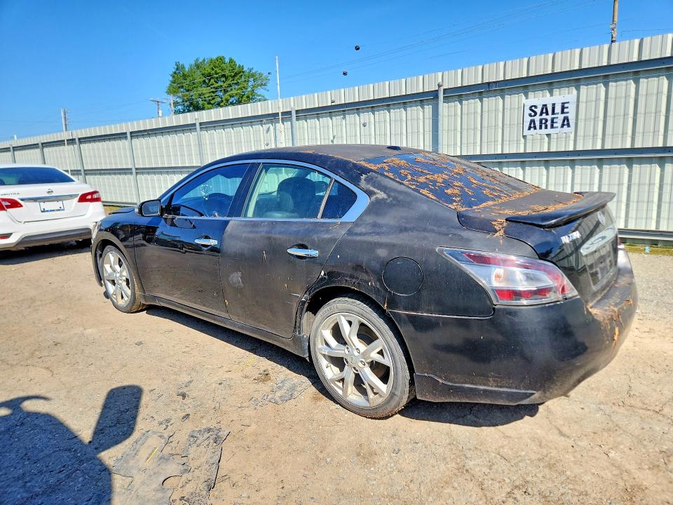 2012 Nissan Maxima VIN 1N4AA5AP1CC818047 COPART salvage auction — MINOR DENT/SCRATCHES, La - Certificate Of Title, sold $900 on 2026-07-20 (photo 2)