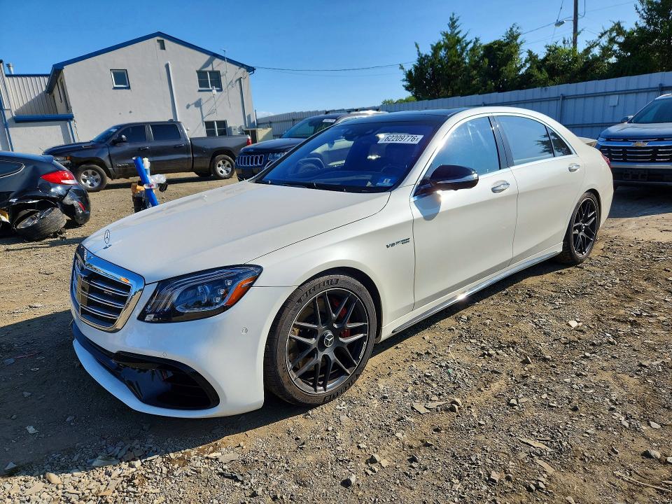 2018 Mercedes-benz S-klasse amg VIN WDDUG8JB2JA344295 — COPART salvage auction photo