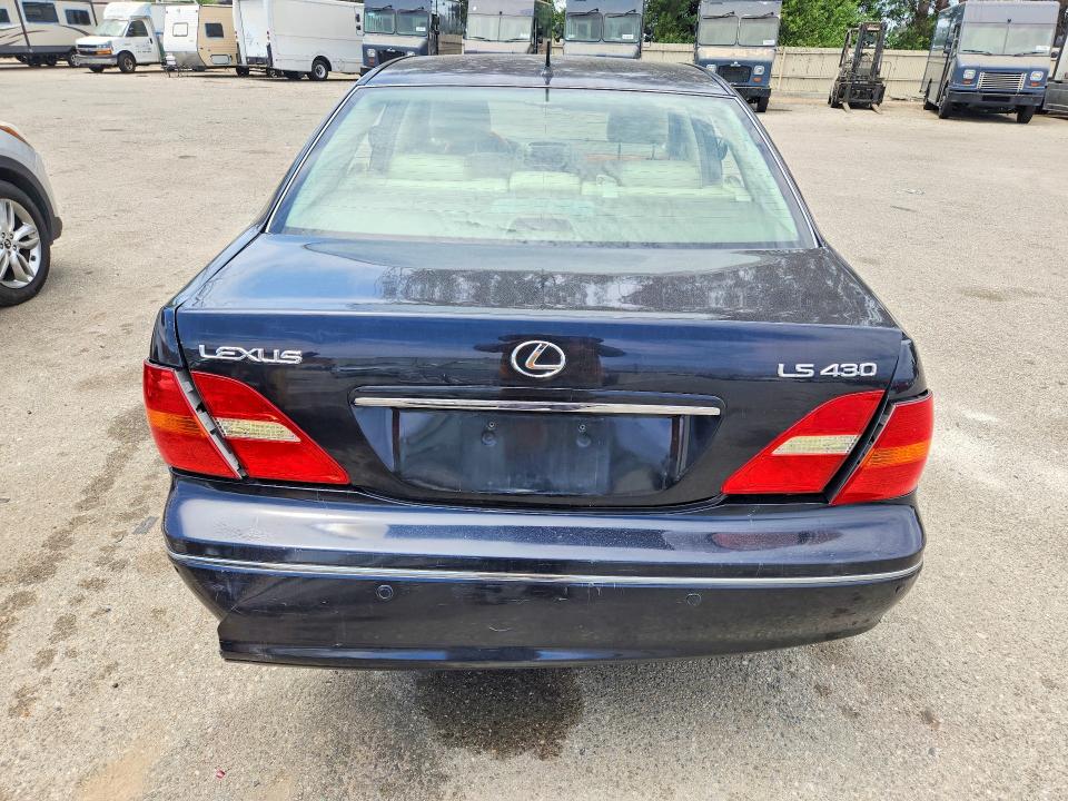 2003 Lexus Ls VIN JTHBN30F430122640 COPART salvage auction — REAR END, Ca - Salvage Certificate, sold $100 on 2026-07-21 (photo 6)