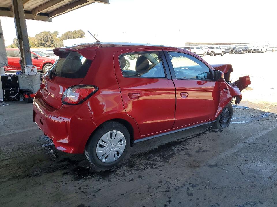 2024 Mitsubishi Mirage VIN ML32AUHJ9RH026088 COPART salvage auction — FRONT END, FL - CERT OF TITLE SLVG REBUILDABLE (P), sold $1,100 on 2026-07-27 (photo 3)