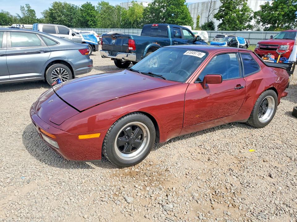 1986 Porsche 944 VIN WP0AA0952GN153234 COPART salvage auction — REAR END, Nm - Cert Of Title-Salvage, sold $9,900 on 2026-09-16 (photo 1)