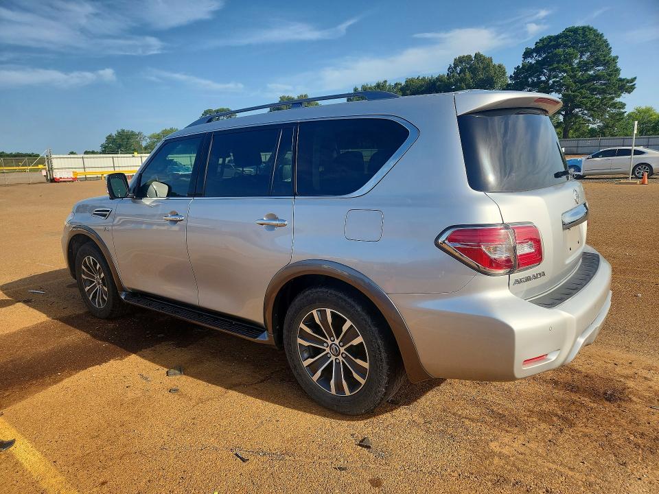2018 Nissan Armada VIN JN8AY2ND0J9056316 COPART salvage auction — MECHANICAL, TX - CERTIFICATE OF TITLE, sold $4,050 on 2026-07-20 (photo 2)