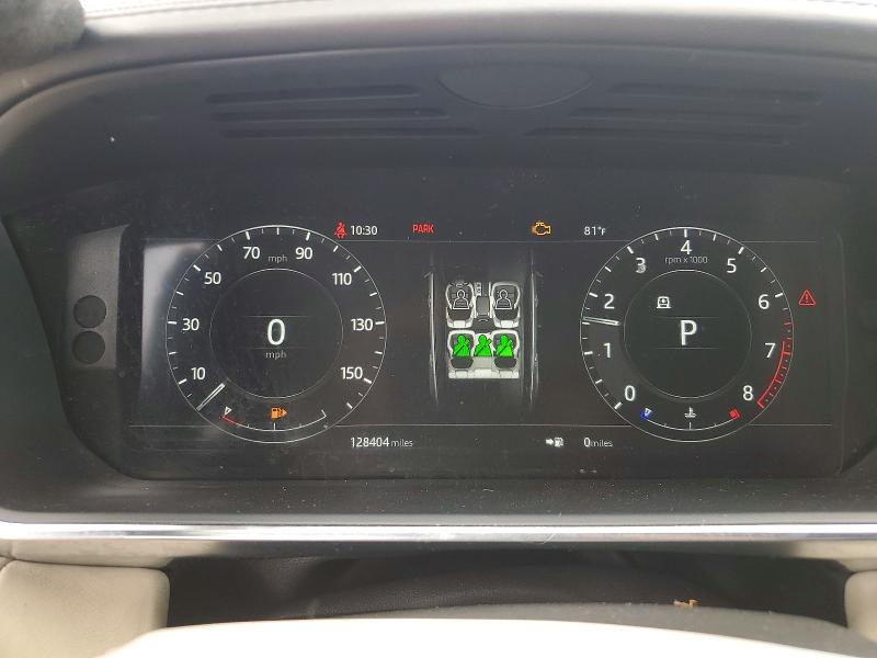 2018 Land rover RANGE ROVER VIN SALWV2SV2JA187763 COPART salvage auction — MINOR DENT/SCRATCHES, Salvage Title, sold $12,800 on 2026-07-29 (photo 9)