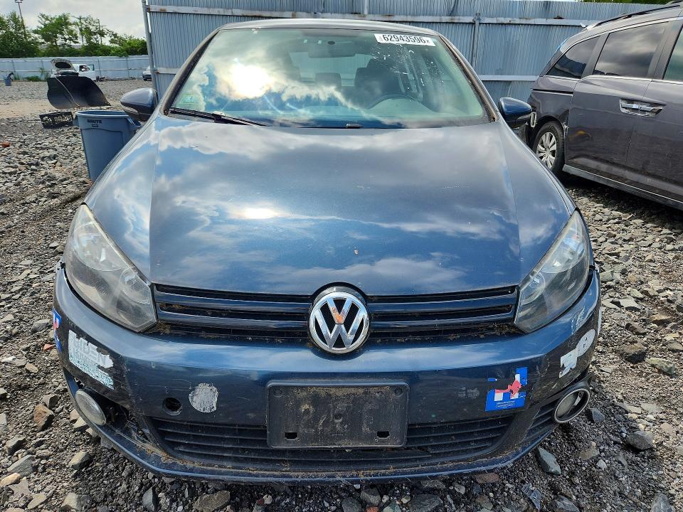 2012 Volkswagen Golf VIN WVWNM7AJ4CW160541 COPART salvage auction — FRONT END, Ma - Certificate Of Title, sold $475 on 2026-08-13 (photo 5)