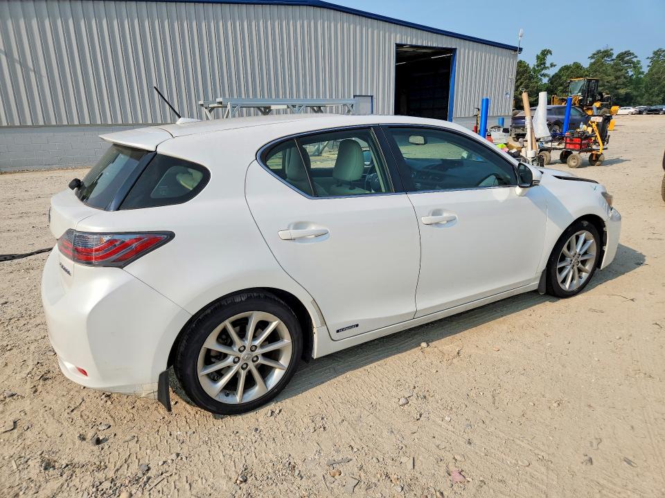 2012 Lexus Ct VIN JTHKD5BHXC2080931 COPART salvage auction — FRONT END, Va - Certificate Of Title, sold $3,550 on 2026-07-28 (photo 3)