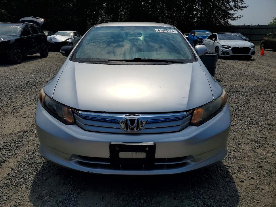 2012 Honda Civic VIN JHMFB4F23CS002854 COPART salvage auction — REAR END, Wa - Bill Of Sale, sold $80 on 2026-07-27 (photo 5)