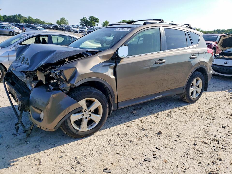 2013 Toyota Rav 4 VIN JTMRFREV7DD015348 COPART salvage auction — FRONT END, Ma - Cert Of Title-Reconstrctd Coll, sold $200 on 2026-07-29 (photo 1)