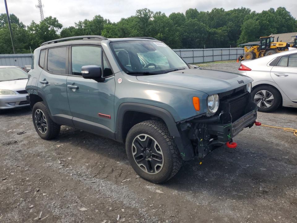 2016 Jeep Renegade VIN ZACCJBCT1GPD19665 COPART salvage auction — REAR END, PA - CERTIFICATE OF SALVAGE, sold $1,100 on 2026-07-23 (photo 4)