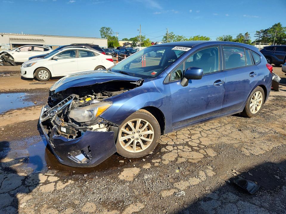 2013 Subaru Impreza VIN JF1GPAB60D2890534 COPART salvage auction — FRONT END, Ct - Cert Of Title-Salvage, sold $475 on 2026-07-14 (photo 1)