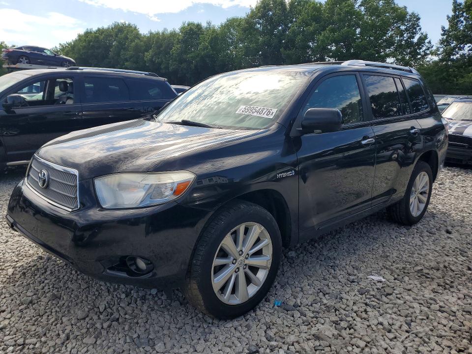 2008 Toyota Highlander hybrid VIN JTEEW44A082004981 COPART salvage auction — FRONT END, MA - CERT OF TITLE-RECONSTRCTD COLL, sold $400 on 2026-07-23 (photo 1)