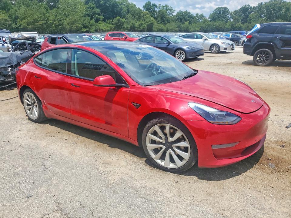 2022 Tesla Model 3 VIN 5YJ3E1EA4NF290385 COPART salvage auction — REAR END, FL - CERTIFICATE OF TITLE, sold $7,200 on 2026-07-29 (photo 4)