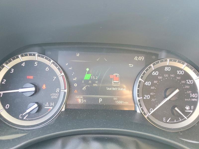 2022 Toyota Highlander VIN 5TDHZRBH2NS224410 COPART salvage auction — REAR END, Ny - Mv-907A Salvage Certificate, sold $14,200 on 2026-07-28 (photo 9)