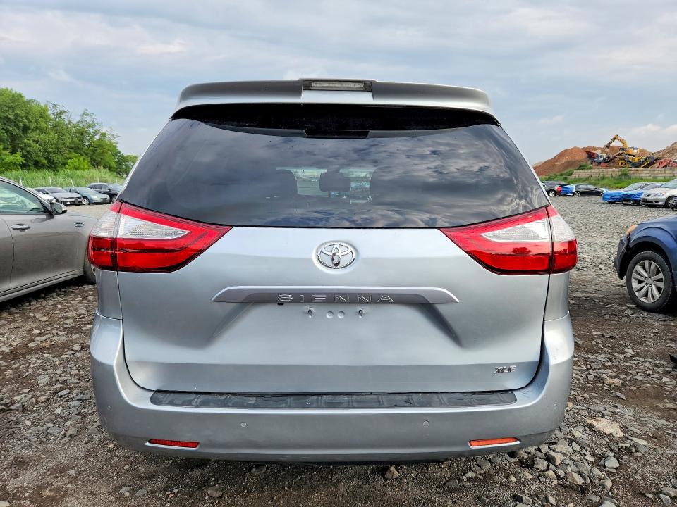2018 Toyota Sienna VIN 5TDYZ3DCXJS927018 COPART salvage auction — MINOR DENT/SCRATCHES, Ny - Certificate Of Title (P), sold $3,150 on 2026-07-28 (photo 6)