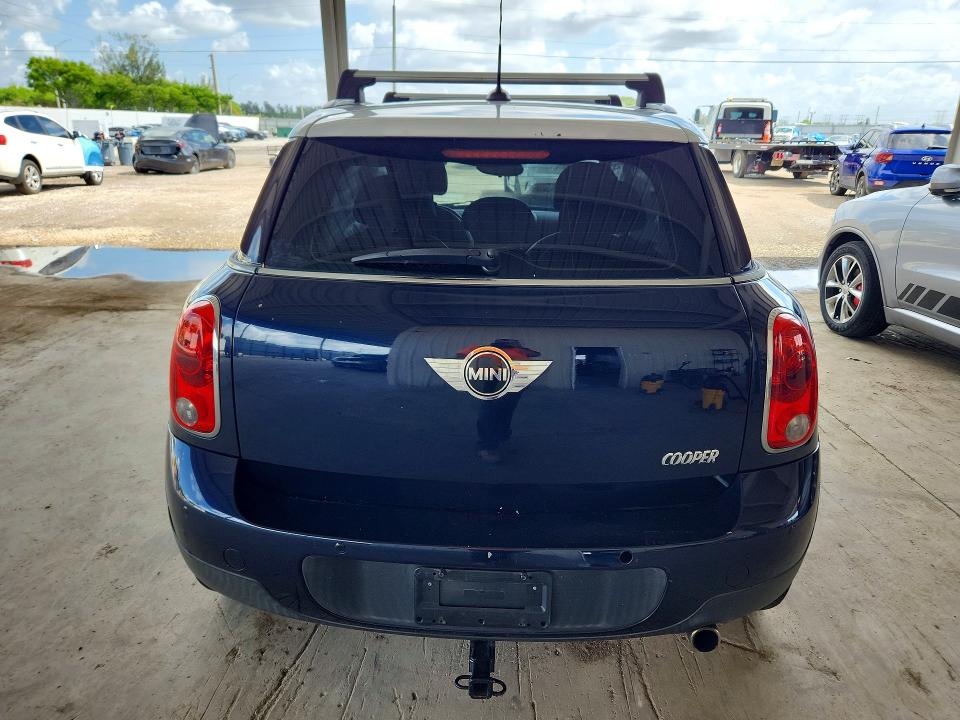 2012 Mini Cooper VIN WMWZB3C5XCWM03055 COPART salvage auction — FRONT END, Fl - Cert Of Title Slvg Rebuildable, sold $400 on 2026-08-05 (photo 6)