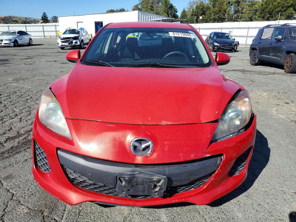 2013 Mazda 3 VIN JM1BL1LP4D1821276 COPART salvage auction — FRONT END, Ca - Salvage Certificate, sold $425 on 2026-07-24 (photo 5)