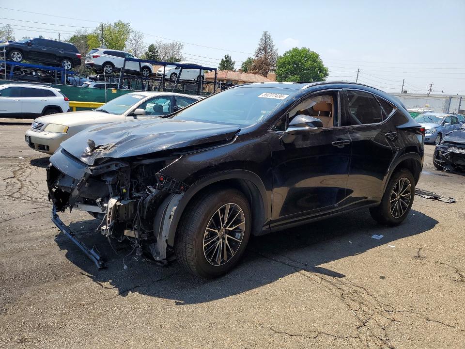 2025 Lexus Nx VIN JTJGKCEZ4S2043665 COPART salvage auction — FRONT END, Co - Salvage Title, sold $300 on 2026-07-30 (photo 1)