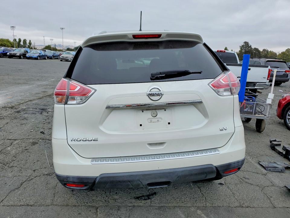 2016 Nissan VIN KNMAT2MT4GP618791 COPART salvage auction — FRONT END, Ca - Salvage Certificate, sold $1,100 on 2026-07-10 (photo 6)