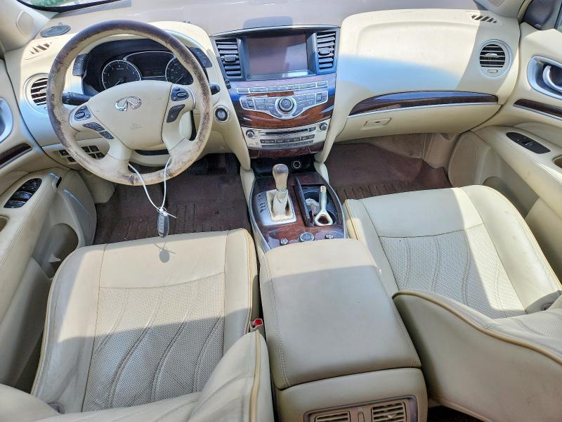 2014 Infiniti Qx60 VIN 5N1AL0MM7EC552556 COPART salvage auction — FRONT END, Il - Certificate Of Title (P), sold $800 on 2026-07-10 (photo 8)