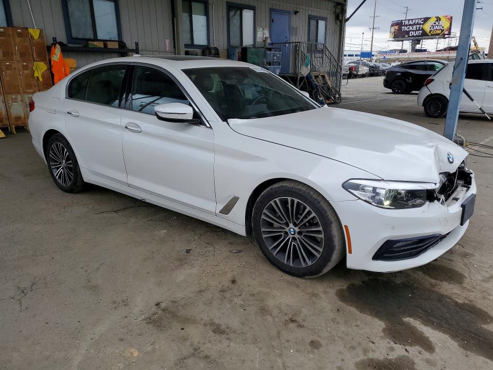 2017 BMW 5er VIN WBAJA5C30HG895204 COPART salvage auction — FRONT END, Ca - Salvage Certificate, sold $7,100 on 2026-07-20 (photo 4)