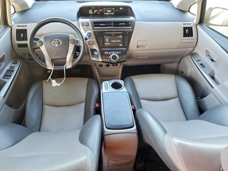 2017 Toyota Prius v VIN JTDZN3EU0HJ055866 COPART salvage auction — VANDALISM, CA - DIS/DLR/EXP ONLY CLEAN TITLE, sold $3,500 on 2026-07-21 (photo 8)
