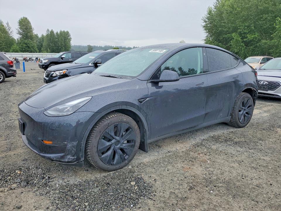 2024 Tesla Model y VIN 7SAYGDEE8RF200782 COPART salvage auction — REAR END, Wa - Bill Of Sale, sold $12,300 on 2026-07-13 (photo 1)