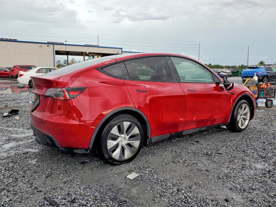 2021 Tesla Model y VIN 5YJYGDEDXMF110532 COPART salvage auction — SIDE, Tn - Certificate Of Title, sold $11,700 on 2026-07-31 (photo 3)
